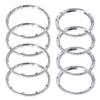 GTBRacing CNC Aluminum Alloy Front Rear Wheel Hub Rings Set for 1/5 RC Car Losi DBXL DBXL-E / 2.0 Upgrade Part (Silver) view 1