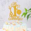 My 1st Birthday Cake Topper - Boys Girls Happy 1st Birthday Cake Toppers, Gold Glitter Baby First Birthday party Cake Decoration view 4