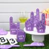 Sinmoe 48 Pieces Mini Foam Fingers, We're #1 Sport Fan Foam Finger Basketball Baseball Football Soccer Team Cheerleader Gifts for Sporting Events Games Birthday Supplies(Purple) view 4