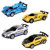 Slot Car Race Track Set, 19ft Electric Track with LED Lights and 4 Slot Cars, 2 Hand Controllers and Racing Game Lap Counters, Set Features Loop, Turns, and Crossover for Boys Age 6-12 view 3