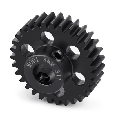 BRKRC M1 40CR Steel Motor Gears Pinion 8MM 31T 32T 38T for 1/5 X-MAXX RC Model Car (31T)