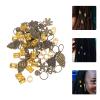 Xmas Hair Cuffs Copper Braiding Accessories for Dreadlocks view 2