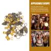 Xmas Hair Cuffs Copper Braiding Accessories for Dreadlocks view 4