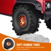 120mm 4.72'' Tall 1.9 Mud Slingers Tires Super Grip and 1.9 Beadlock Wheels Aluminum 1.9 Beadlocks for FCX10 TRX4 Axial SCX10 II UTB18 Capra 4WS Redcat Gen8 Gen7 VS4-10 1/10 RC Crawler Car (Color D) view 4