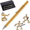 2023 New Magnetic Pen Toy Pen,Decompression Magnet Metal Pen,Fidget Pen,Creative Toy Can Write,Gifts for Family or Friends. (Gold) view 1