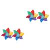 4 pcs kidcraft playset Toys for Tassel Trim Toys '+Bicycles Plastic Pinwheel Bike Decorations se Bike Accessories Wind Spinner Stroller Socket to rotate/2583 view 1