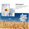 12 Pcs Windmill Outside Toy Outdoor Play Toys for Flash Toys Lawn Stake pinwheels Bird reflectors Pinwheel Toys Outdoor Ornaments Outdoor Pinwheels fan/2474 view 2