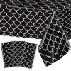 3 Pack Dragon Birthday Party Decoration Supplies Black Dragon Tablecloth Plastic Disposable Waterproof Rectangle Table Cover for Dragon Theme Party Favors Fantasy Games Party Decorations 54 x 108 Inch view 1