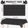 3 Pack Dragon Birthday Party Decoration Supplies Black Dragon Tablecloth Plastic Disposable Waterproof Rectangle Table Cover for Dragon Theme Party Favors Fantasy Games Party Decorations 54 x 108 Inch view 2