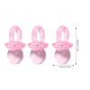 200Pcs Mini Acrylic Pacifiers, Babies Shower Plastic Pacifiers, Babies Party Decor Pacifier for Babies Shower Game, Babies Shower Pacifier Party Favor(Pink) view 4
