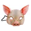 Animal Half Face Mask Halloween Costume Mask Horror Pig Masquerade Mask for Halloween Carnival Party Cosplay Props view 1
