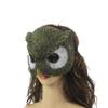 AYILUOBE Animal Half Face Mask Halloween Costume Mask Horror Owl Masquerade Mask for Halloween Easter Carnival Party Cosplay Props view 3