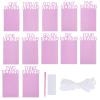 1st Birthday Photo Banner for Newborn to 12 Months, Monthly Milestone Photograph Bunting Garland, First Birthday Photo Banner for Birthday Celebration Decoration, DIY Props (Pink) view 1