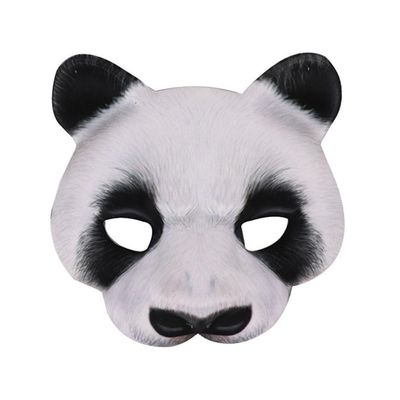 AYILUOBE Animal Half Face Mask Halloween Costume Mask Cute Panda Masquerade Mask for Halloween Easter Carnival Party Cosplay Props