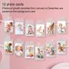 1st Birthday Photo Banner for Newborn to 12 Months, Monthly Milestone Photograph Bunting Garland, First Birthday Photo Banner for Birthday Celebration Decoration, DIY Props (Silver) view 2