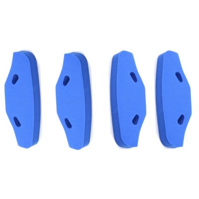 4PCS RC Urethane Front Bumper for Tamiya TT-01/TT-02/TGS 53683 OP683 51007 Bumper Upgrade Parts(Blue