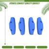 4PCS RC Urethane Front Bumper for Tamiya TT-01/TT-02/TGS 53683 OP683 51007 Bumper Upgrade Parts(Blue view 2