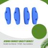 4PCS RC Urethane Front Bumper for Tamiya TT-01/TT-02/TGS 53683 OP683 51007 Bumper Upgrade Parts(Blue view 4