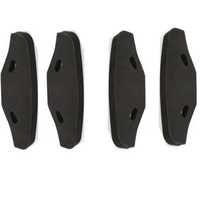 4PCS RC Urethane Front Bumper for Tamiya TT-01/TT-02/TGS 53683 OP683 51007 Bumper Upgrade Parts(Black)