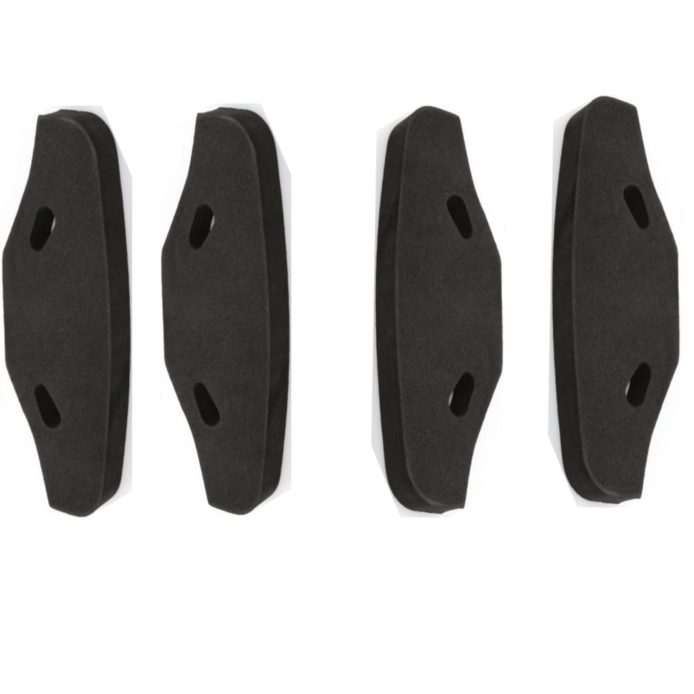 4PCS RC Urethane Front Bumper for Tamiya TT-01/TT-02/TGS 53683 OP683 51007 Bumper Upgrade Parts(Black)