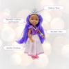 Little Dolls Set with Mini Princess Dolls for Girls  Princess Toy Dolls for Dollhouse Small Doll Mini Princess Figures with Tiaras, Hair Accessories view 4