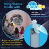 Moonlite Storytime Mini Projector with 10 Classic Bedtime Stories, A Magical Way to Read Together, Digital Storybooks, Fun Sound Effects, Learning Gifts for Kids Ages 1 and Up view 2