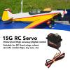 Alomejor 15G RC Servo Metal Gear Digital Servo for Fixed Wing Airplane Model Boat Toy Car view 3