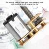1024GA20 DC 6V/12V Thread Flip N20 Gear Motor M4 x 55mm Shaft for , Landing Gear, Mechanical Arms, Electronic Toys (6V 100RPM) view 3