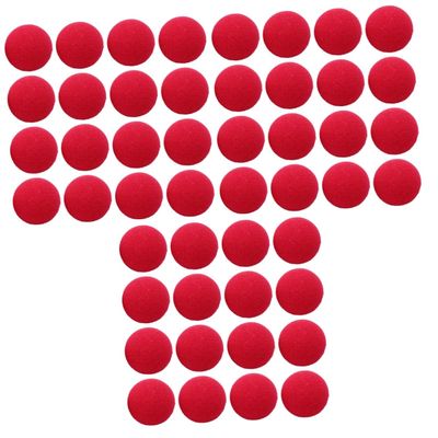 ABOOFAN 150pcs Red Sponge Clown Nose for Cosplay Lightweight Comfortable Wear for Circus Performance Party Decorations
