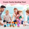 FUNERICA Dollhouse Family Figures & Pets  Bendable Play Dolls for Imaginative Fun & Doll House Play  Little People Family Set with Miniature Accessories  Made of Quality Plastic view 4