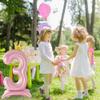 Alainzeo 42 Inch Pink Number Balloons 0-9 with Crown, Helium Aluminum Foil Big Number Balloons for Birthday, Wedding Anniversary Party, Large Number Balloon for Decorations Supplies (Pink 8) view 4