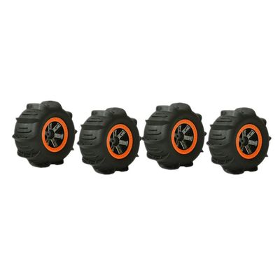 Tsolay 1:12 1/12 RC Car Wheel Rims Kit Sand Beach Assembly Upgrade Tire Tyre Hex Hubs Model for 9116 104009 Vehicles Off-Road Drifting Modification Accessories (Size : 4 Pieces)