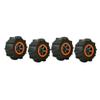 Tsolay 1:12 1/12 RC Car Wheel Rims Kit Sand Beach Assembly Upgrade Tire Tyre Hex Hubs Model for 9116 104009 Vehicles Off-Road Drifting Modification Accessories (Size : 4 Pieces) view 1