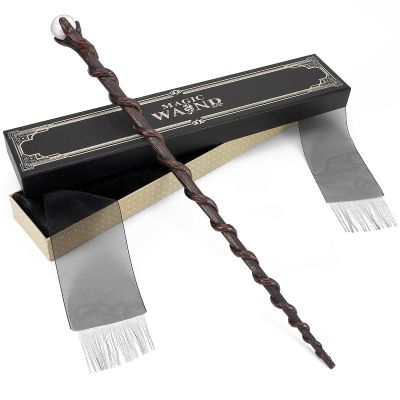 EnrichFun Magic Wizard Wand, Witch Sorcerer Resin Toy Wands for Kids Collection Birthday Party Cosplay Costume Accessory, (Pearl)