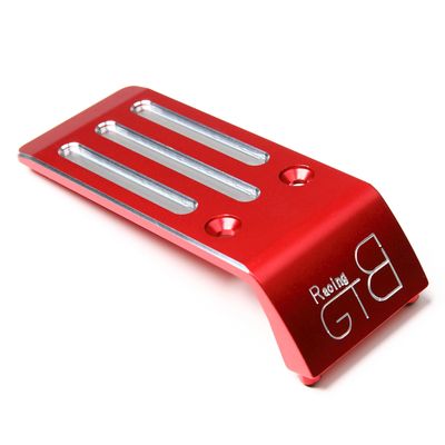 CNC Aluminum Alloy Front Bumper Skid Plate for 1/5 RC Car HPI Baja 5b 5T SS 5SC (Red)