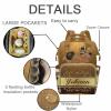 M YESCUSTOM Personalized Name Diaper Bag Backpack, Brown Crown Diaper Baby Bags for Mom & Dad, Portable Travel Back Pack Baby Shower Gifts, Multifunction Nappy Changing Bag view 2