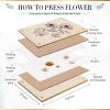 Aboofx Large Professional Flower Press Kit 6 Layers 10.8 x 6.9 inch and 6.3 x 6.3 inch Microwave Flower Press Quickly Flower Pressing Kit view 3