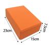 Kids Balance Stepping Stone Balancing Stone Exercise Coordination Stability for Boys Girls, Orange view 4