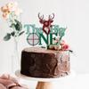 Caiwowo The Big One Deer Happy 1st Birthday Cake Topper - Happy 1st Birthday Deer Hunting Cake Topper - Camo Party Gone Hunting Decorations For Boys view 3