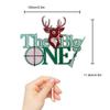 Caiwowo The Big One Deer Happy 1st Birthday Cake Topper - Happy 1st Birthday Deer Hunting Cake Topper - Camo Party Gone Hunting Decorations For Boys view 4