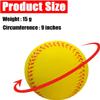 Baisidiwei Soft Baseballs, Foam Baseballs for Kids Teenager Players Training Balls 6 Pcs Foam Baseballs Training Balls for Hitting and Indoor or Outdoor Play(White) view 3