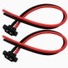 2PCS XT60EW-M XT60 Male Pigtail Cable XT60 Panel Mount Connector with 30cm 12AWG Cable for RC Drone Aircraft FPV Racing Drone view 2