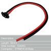 2PCS XT60EW-M XT60 Male Pigtail Cable XT60 Panel Mount Connector with 30cm 12AWG Cable for RC Drone Aircraft FPV Racing Drone view 3