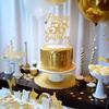 Happy 56th Birthday Cake Topper, 56 Birthday Decorations for Women/Men, Cheers to 56 Years, Hello 56, 56th Happy Birthday Party Decorations Gold Glitter view 3