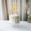 Happy 56th Birthday Cake Topper, 56 Birthday Decorations for Women/Men, Cheers to 56 Years, Hello 56, 56th Happy Birthday Party Decorations Gold Glitter view 4