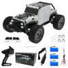 LEOSO SCY16103 1/16 Rc Car 4X4 RC Truck 35 Km/h RC Cars 2.4GHz 4CH 4WD 390 Class Motor Remote Control Truck with 3 Rechargeable 1500mah Batteries (White) view 1