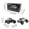 LEOSO SCY16103 1/16 Rc Car 4X4 RC Truck 35 Km/h RC Cars 2.4GHz 4CH 4WD 390 Class Motor Remote Control Truck with 3 Rechargeable 1500mah Batteries (White) view 4