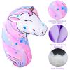 FIODAY Seat Belt Cover Pad for Kids Unicorn Seatbelt Pillow Soft Seat Belt Cover Car Pillow Toddler Travel Seat Strap Pad Neck Support for Girls Boys, Pink view 2