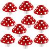 10PCS Mushroom Party Decoration Mushrooms Honeycomb Centerpieces for Table Paper 3D Mushroom Hanging Ceiling Sign Party Supplie VBS 2025 Nature Wonderland Birthday Baby Shower Party Garden Decor view 1