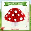 10PCS Mushroom Party Decoration Mushrooms Honeycomb Centerpieces for Table Paper 3D Mushroom Hanging Ceiling Sign Party Supplie VBS 2025 Nature Wonderland Birthday Baby Shower Party Garden Decor view 2